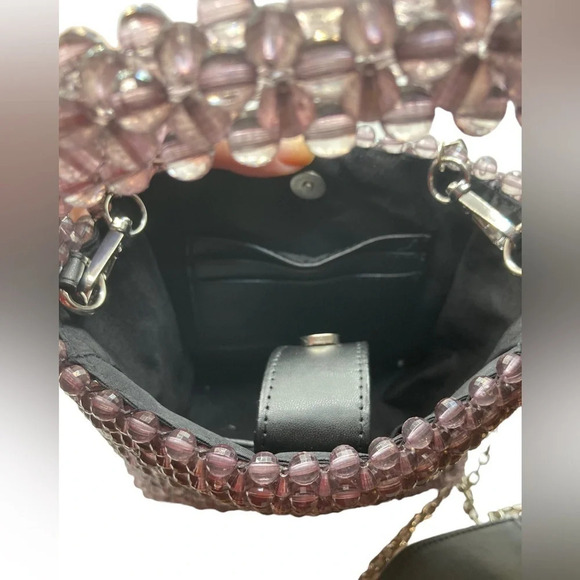 BOUFFANTS & BROKEN HEARTS Kendra Dandy Hand-Beaded Artisan Skull Bag NEW NWT - Picture 11 of 16